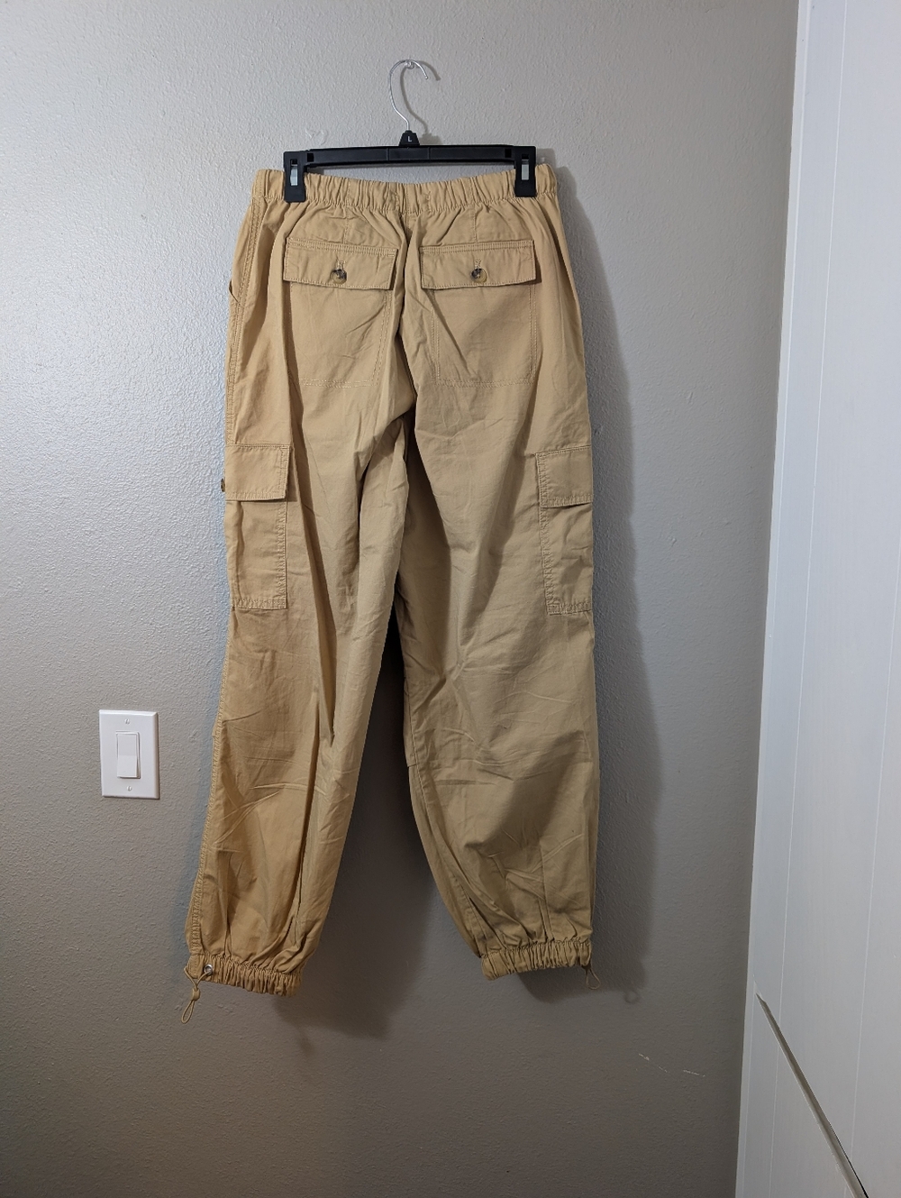 Anthropologie Avec Les Filles Tan Cargo Drawstring Jogger Pants - Picture 7 of 8